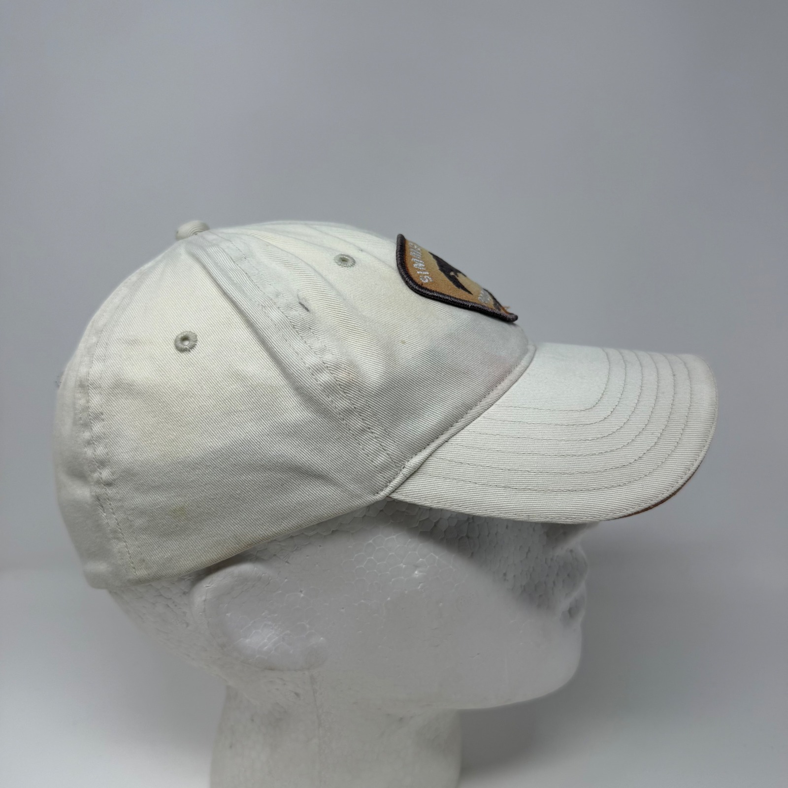 Simms Fishing Products Off White Stretch Fit Trout Patch Baseball Hat Cap L/Xl — image 5 of 8